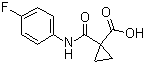 1-(4-fluorophenylcarbamoyl)cyclopropanecarboxylic acid